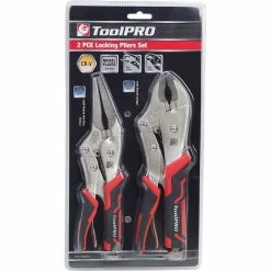 ToolPRO Large Locking Plier Set - 2 Pieces