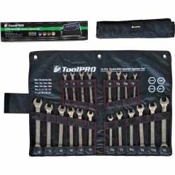 ToolPRO Ratchet Spanner Set Metric/SAE 20 Piece