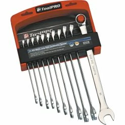 ToolPRO Spanner Set Extra Long Combination Metric 11 Piece