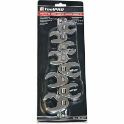 ToolPRO Spanner Set 3/8" Drive Metric Crows Foot Flare Nut 8 Piece