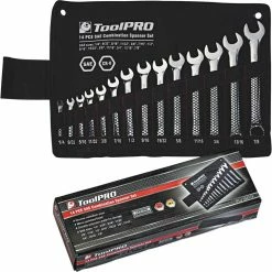 ToolPRO Spanner Set Combination SAE 14 Piece