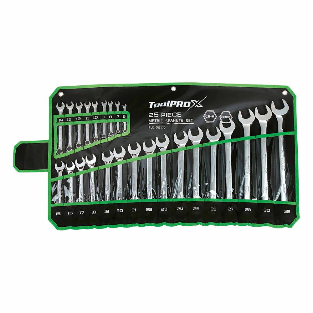 ToolPRO-X Spanner Set Metric 25 Piece 4 ToolPRO-X Spanner Set Metric 25 Piece - Image 2