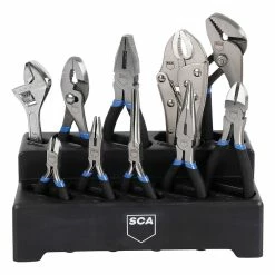 SCA Plier And Wrench Set 10 Piece 9 SCA Plier And Wrench Set 10 Piece -Spanners Sales Shop SCA 633060 02 hi res