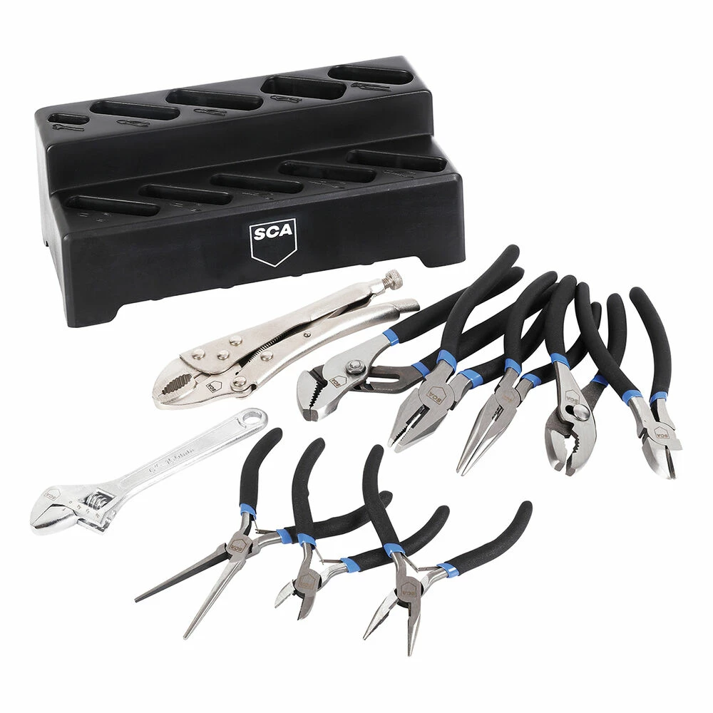 SCA Plier And Wrench Set 10 Piece 3 SCA Plier And Wrench Set 10 Piece