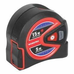 Workpro 5m Tape & 15m Laser Measure -Spanners Sales Shop SCA 648398 01 hi res