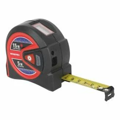 Workpro 5m Tape & 15m Laser Measure