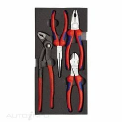 Knipex Mixed Pliar Foam Tray Set - 4 Piece - 002001V01