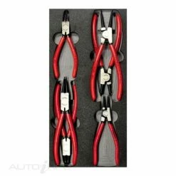 Knipex Circlip Plier Foam Tray Set - 6 Piece - 002001V04