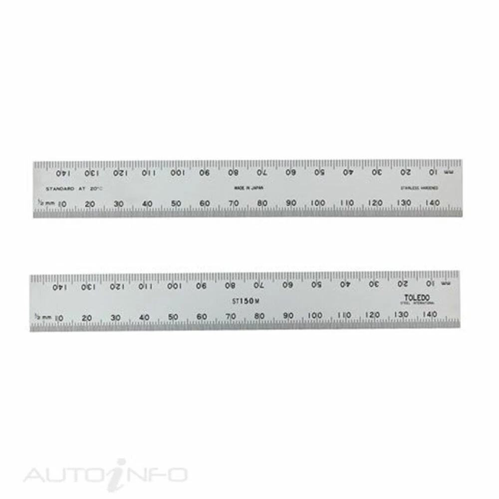 Toledo Stainless Steel Rule - 150mm - ST150M 3 Toledo Stainless Steel Rule - 150mm - ST150M