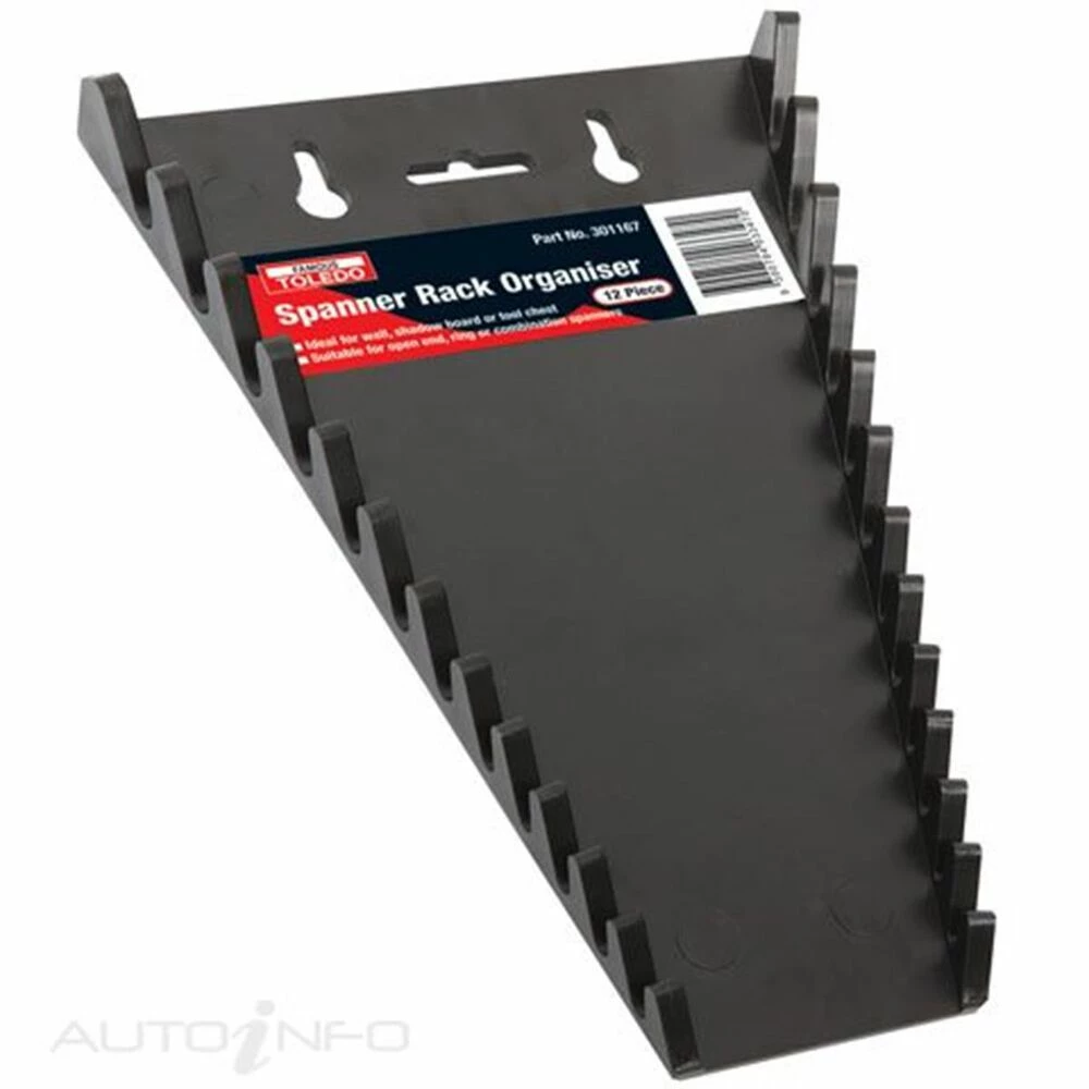 Toledo Spanner Rack Organiser - 12 Piece - 301167 3 Toledo Spanner Rack Organiser - 12 Piece - 301167
