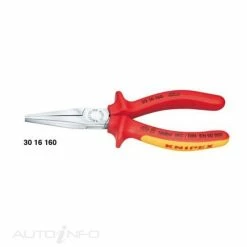 Knipex 1000V Long Nose Plier - 160mm - 3016160