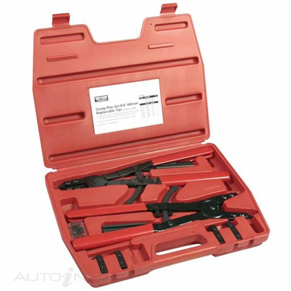 Toledo Circlip Plier Set Heavy Duty - 14 Piece, 400mm - 301850 3 Toledo Circlip Plier Set Heavy Duty - 14 Piece, 400mm - 301850